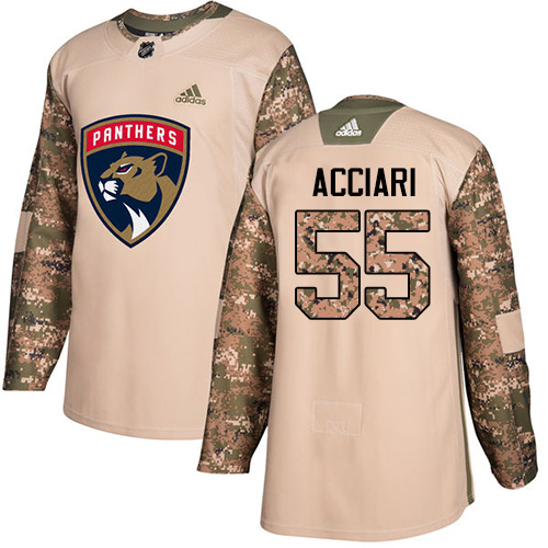 Adidas Panthers #55 Noel Acciari Camo Authentic 2017 Veterans Day Stitched Youth NHL Jersey